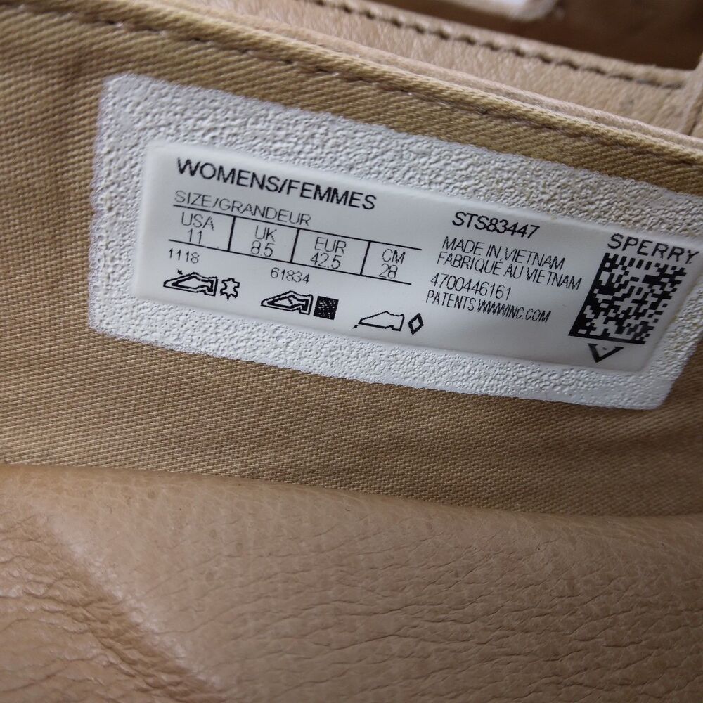 Sperry Seaport Buckle Tan Loafers Casual Career Classic Women’s Size 11 - Picture 4 of 13